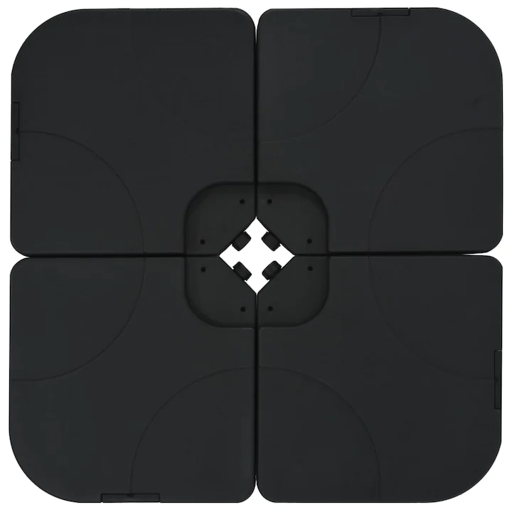 Стойка за чадър с пълнене с вода или пясък, 60 л