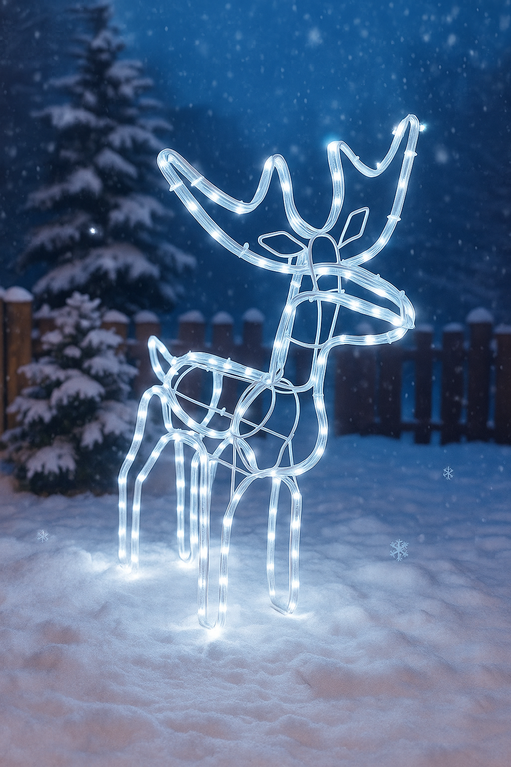 Светещ LED Коледен Елен