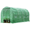 Тунелна Оранжерия 4×3×2 м с 2 врати и 8 прозореца