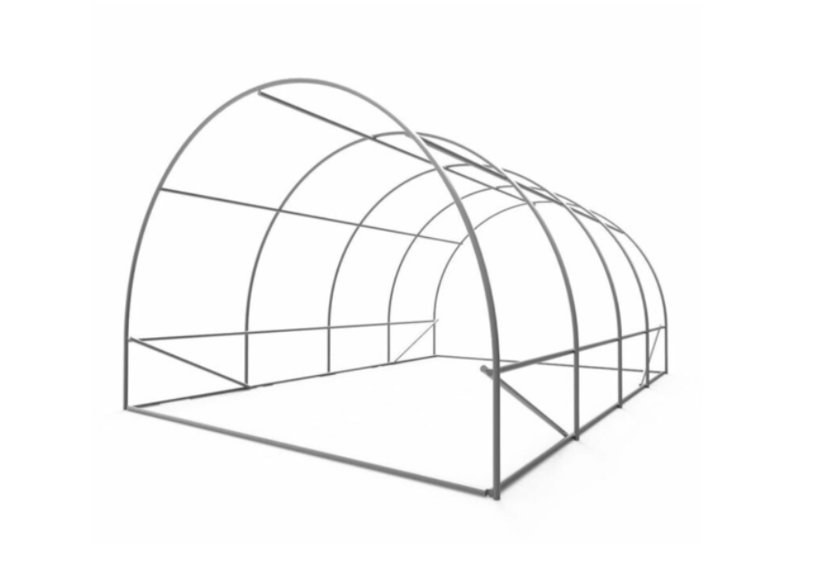 Тунелна Оранжерия 4×3×2 м с 2 врати и 8 прозореца - Image 2
