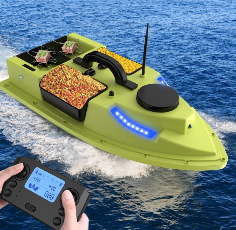 РИБОЛОВЕН КОМПЛЕКТ GPS ЛОДКА + МАСА С 4 СТОЛЧЕТА - Image 2