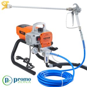 Безвъздушна машина за боядисване VEVOR 450-18 – 1800 W, 3000 PSI, 1.8 л/мин